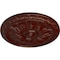 Ekena Millwork Kirke Ceiling Medallion (Fits Canopies up to 3 3/4"), 15 3/4"OD x 5/8"P, Brushed Mahogany CM16KIBMF - alternate 2